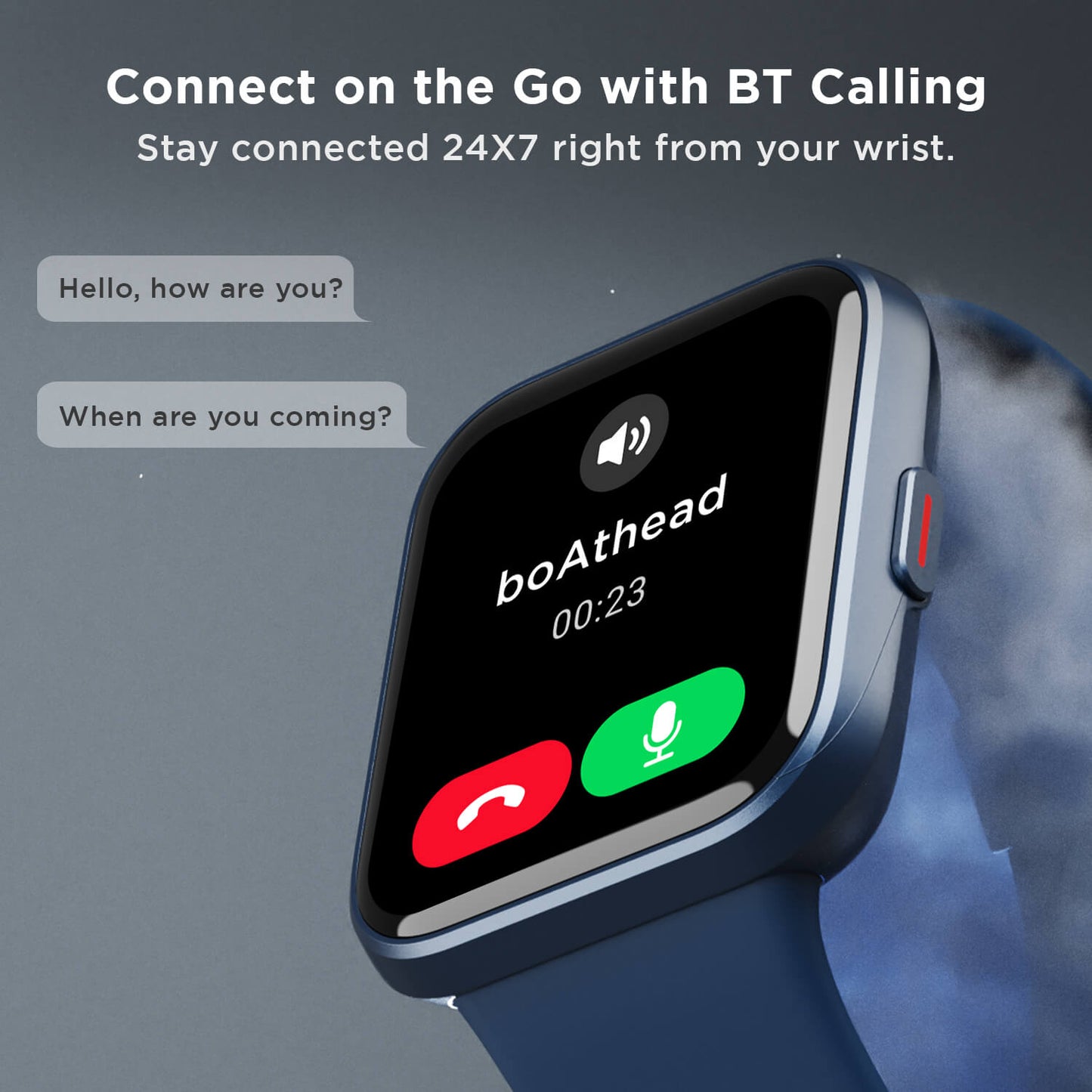 boAt Wave Connect | Bluetooth Calling Smartwatch with 1.69" (4.29 cm) HD Display with Built in Alexa, 60+ Sports Modes