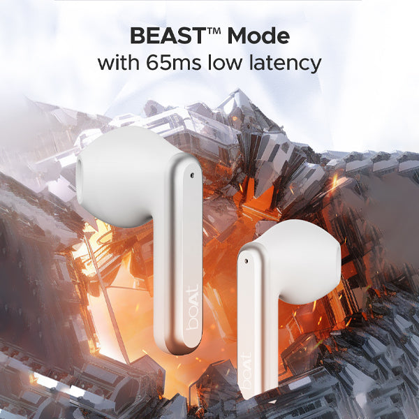 boAt Airdopes Genesis | Wireless Earbuds with 54 Hours Playback, BEAST™ Mode, Bluetooth v5.3, ENx™ Technology