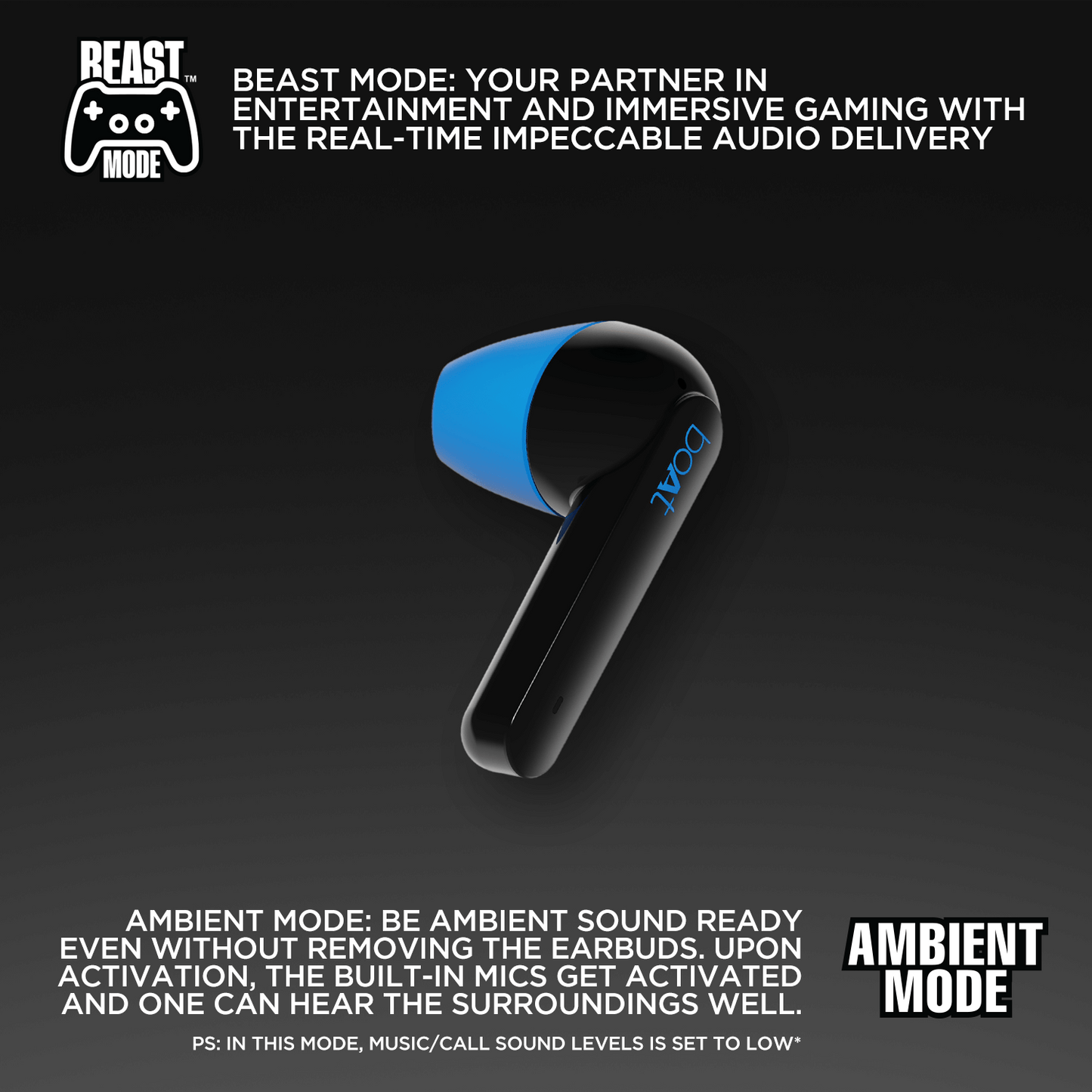 boAt Airdopes 461 | True Wireless Bluetooth Earbuds, Upto 46 Hours Playback, ASAP™ Fast Charge, 600mAh Charging Case