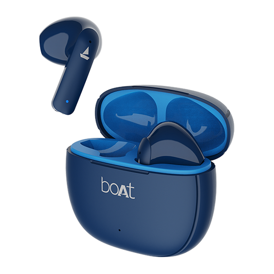 boAt Airdopes 100 | TWS Wireless Earbuds with 50 Hours Playback Time, Quad Microphone, IWP™ technology