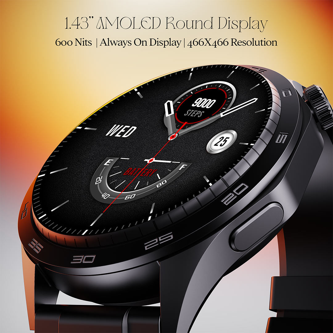 boAt Enigma Radiant  | Smartwatch with 1.43" Amoled Display, AI Voice Assistant, Multiple Watch Faces