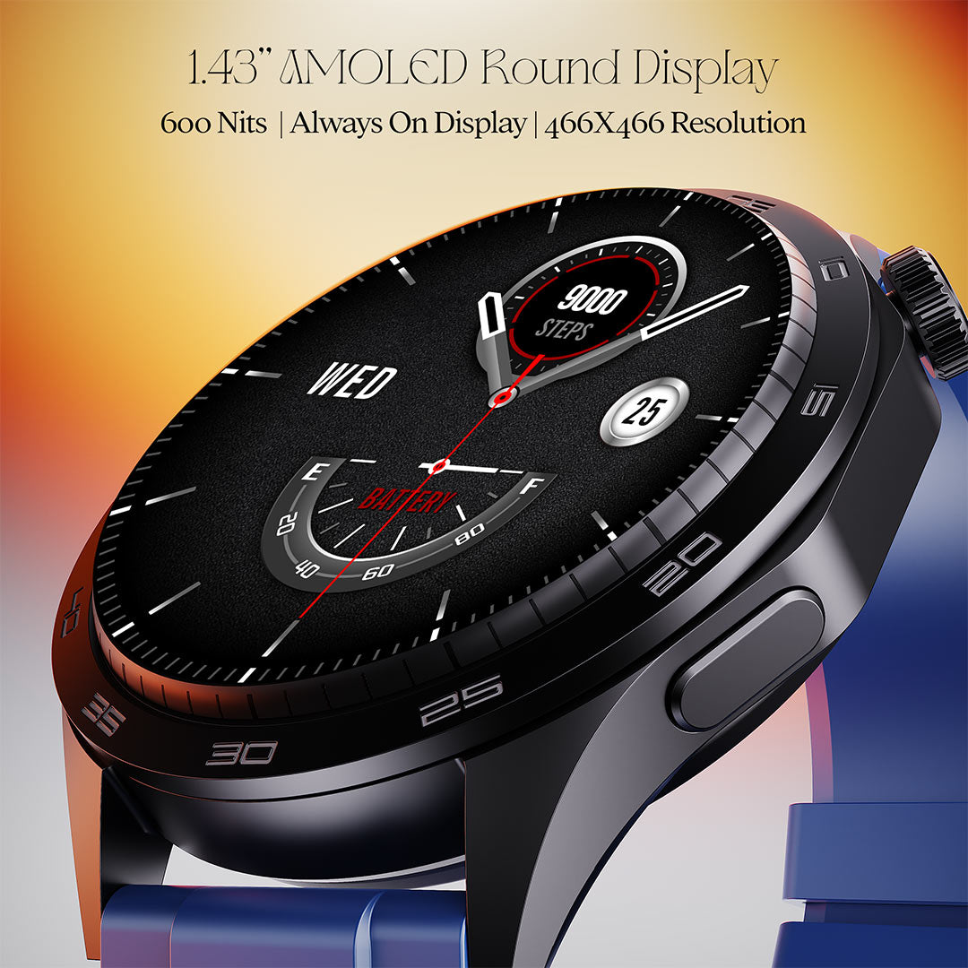 boAt Enigma Radiant  | Smartwatch with 1.43" Amoled Display, AI Voice Assistant, Multiple Watch Faces