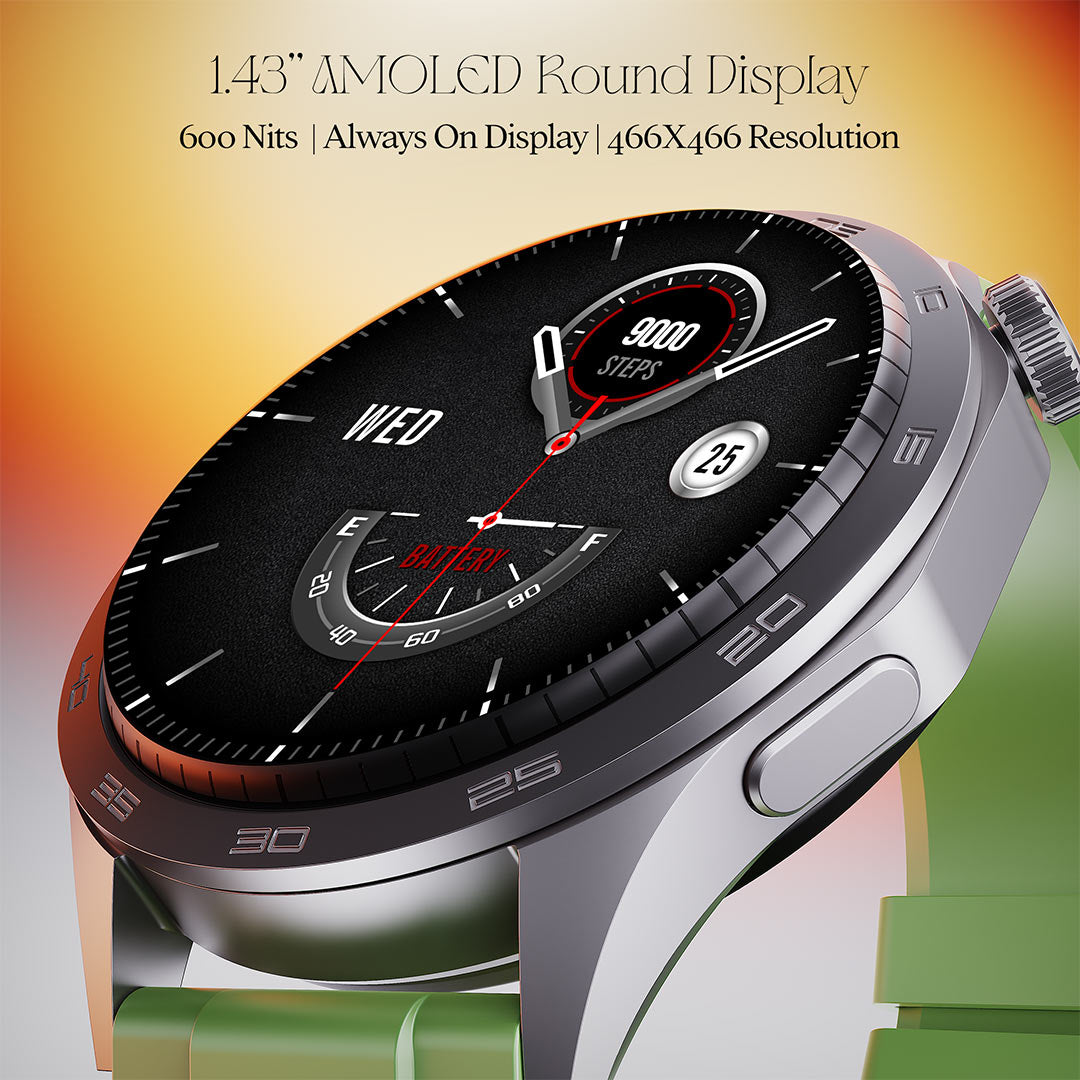 boAt Enigma Radiant  | Smartwatch with 1.43" Amoled Display, AI Voice Assistant, Multiple Watch Faces