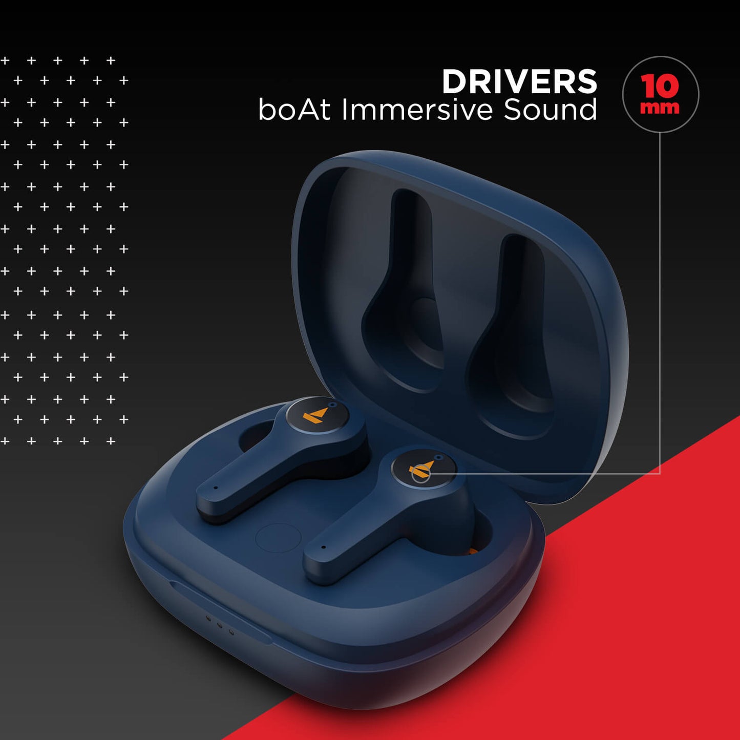 boAt Airdopes 451v2 | Wireless Earbuds with 10mm drivers, Dual mic with ENx Technology, 25 Hours Playback, Type-C Interface