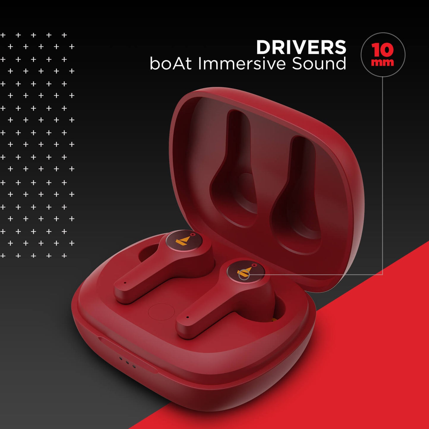 boAt Airdopes 451v2 | Wireless Earbuds with 10mm drivers, Dual mic with ENx Technology, 25 Hours Playback, Type-C Interface