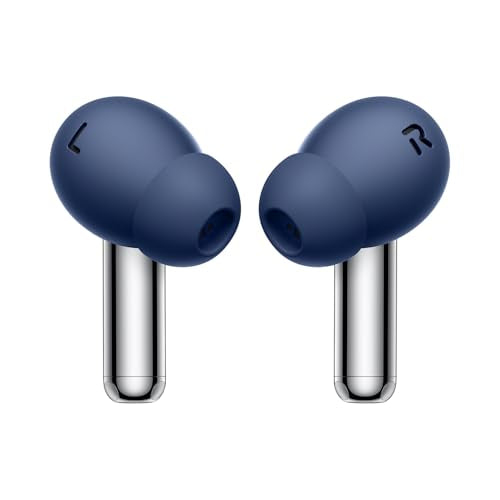 OnePlus Buds Pro 3 Bluetooth TWS in-Ear Buds - Dual Drivers, Dual DACs, Dynaudio EQs, Up to 50dB Adaptive Noise Cancellation, Up to 43Hrs Battery - Sapphire Blue