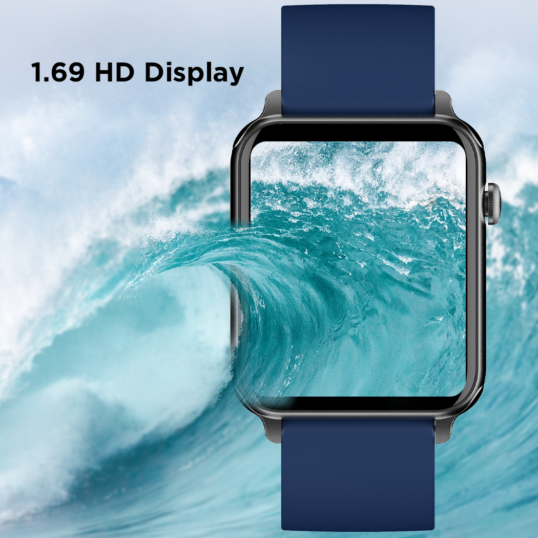 boAt Wave Voice | Most Featured Calling Smart Watch with 10 days of battery life, 1.68" (4.29cm) HD Curved Display, SpO2 & Heart Rate Monitoring