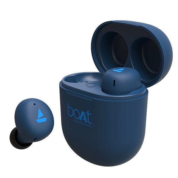 boAt Airdopes 381 | Bluetooth In-Ear Wireless Earbuds with 7mm Rhythmic Dynamic Drivers, Nonstop Music UpTo 20 Hours