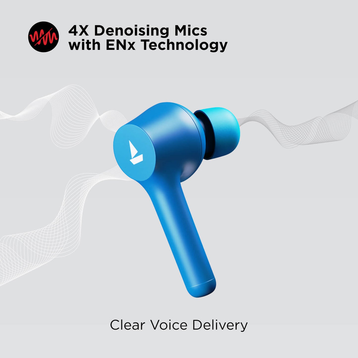 boAt Airdopes 281 Pro | Wireless Earbuds with 4 Mics, ASAP™ Charge, 6mm Drivers, 32 Hours Nonstop Audio Bliss, ENx™ Technology