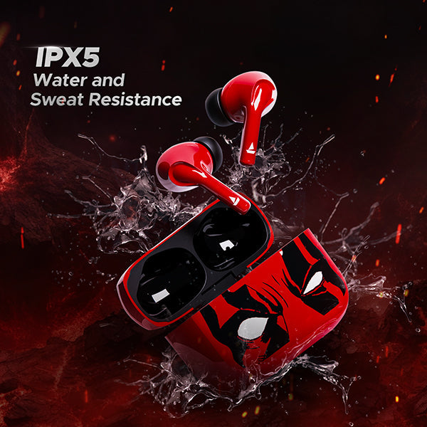 boAt Airdopes 161 Deadpool Edition | Wireless Earbuds with 40 Hours Playback, ASAP™ Charge, boAt Immersive Sound, Bluetooth v5.1