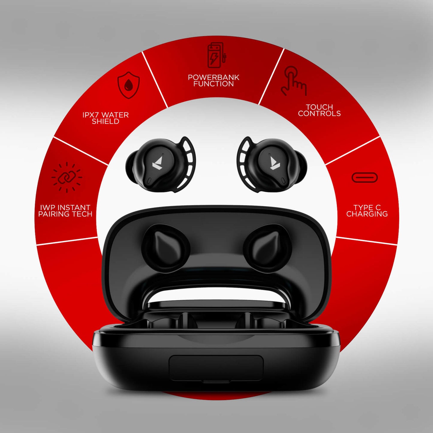 boAt Airdopes 621 | TWS Earbuds with 6mm Driver, 150 Hours Mountainous Playback, IWP & ASAP Charge technology