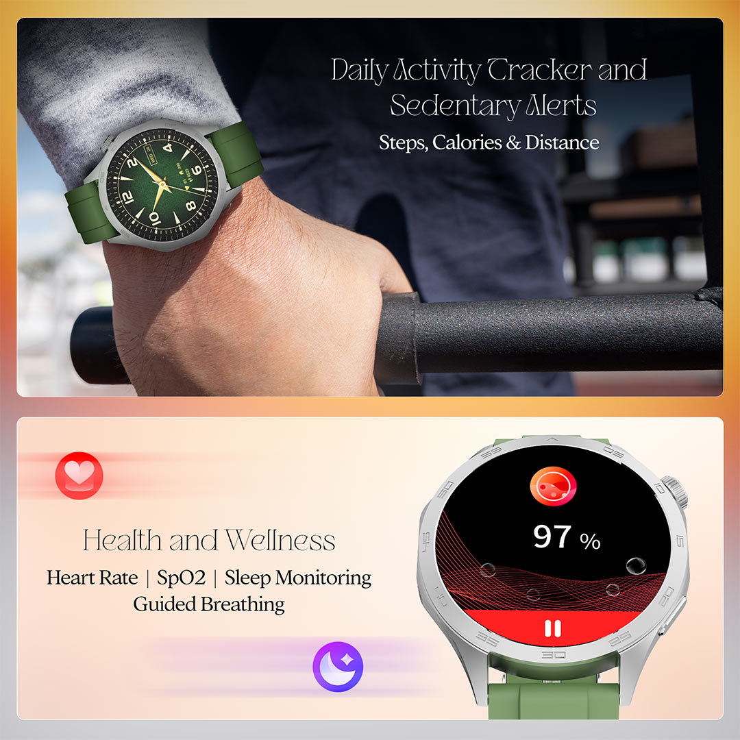 boAt Enigma Radiant  | Smartwatch with 1.43" Amoled Display, AI Voice Assistant, Multiple Watch Faces