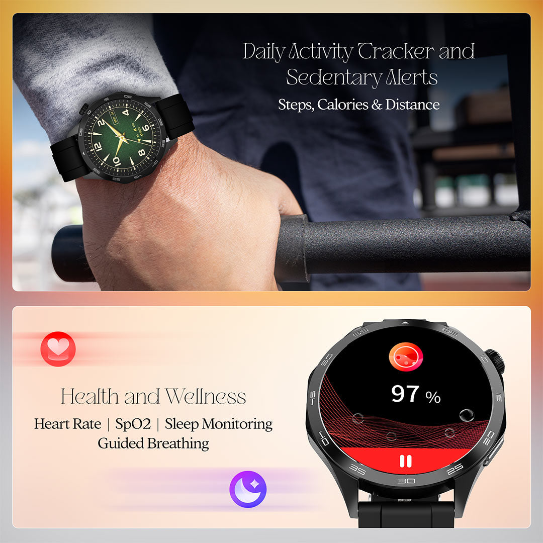 boAt Enigma Radiant  | Smartwatch with 1.43" Amoled Display, AI Voice Assistant, Multiple Watch Faces