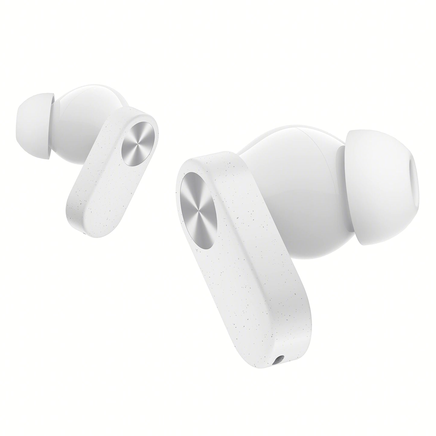 OnePlus Nord Buds 2 TWS in Ear Earbuds with Mic, Upto 25dB ANC 12.4mm Dynamic Titanium Drivers, Playback:Upto 36hr case, 4-Mic Design, IP55 Rating, Fast Charging [Lightening White]