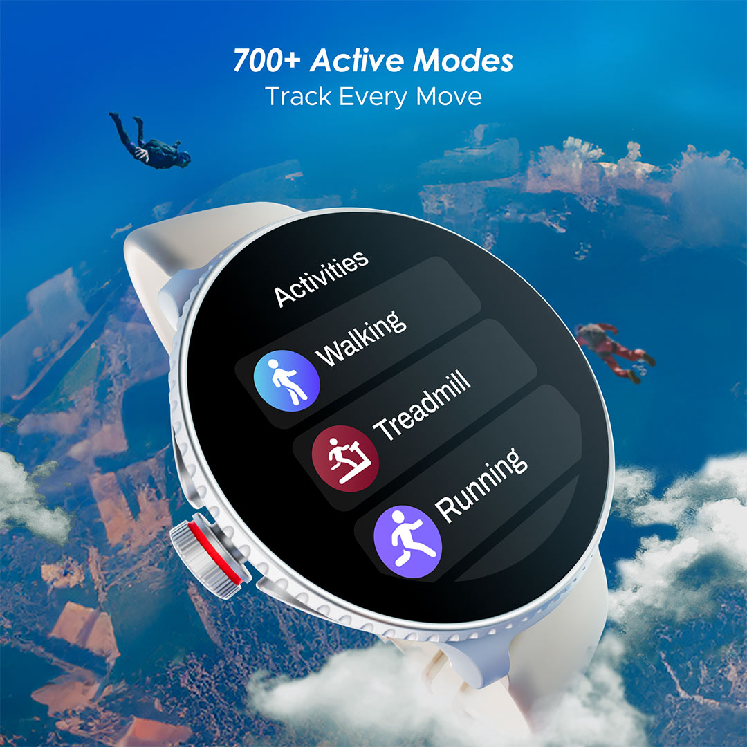 boAt Lunar Discovery | Premium Smartwatch with 1.39" Display, QR Code Hub, 700+ Active Modes, Crest Fitness Challenge