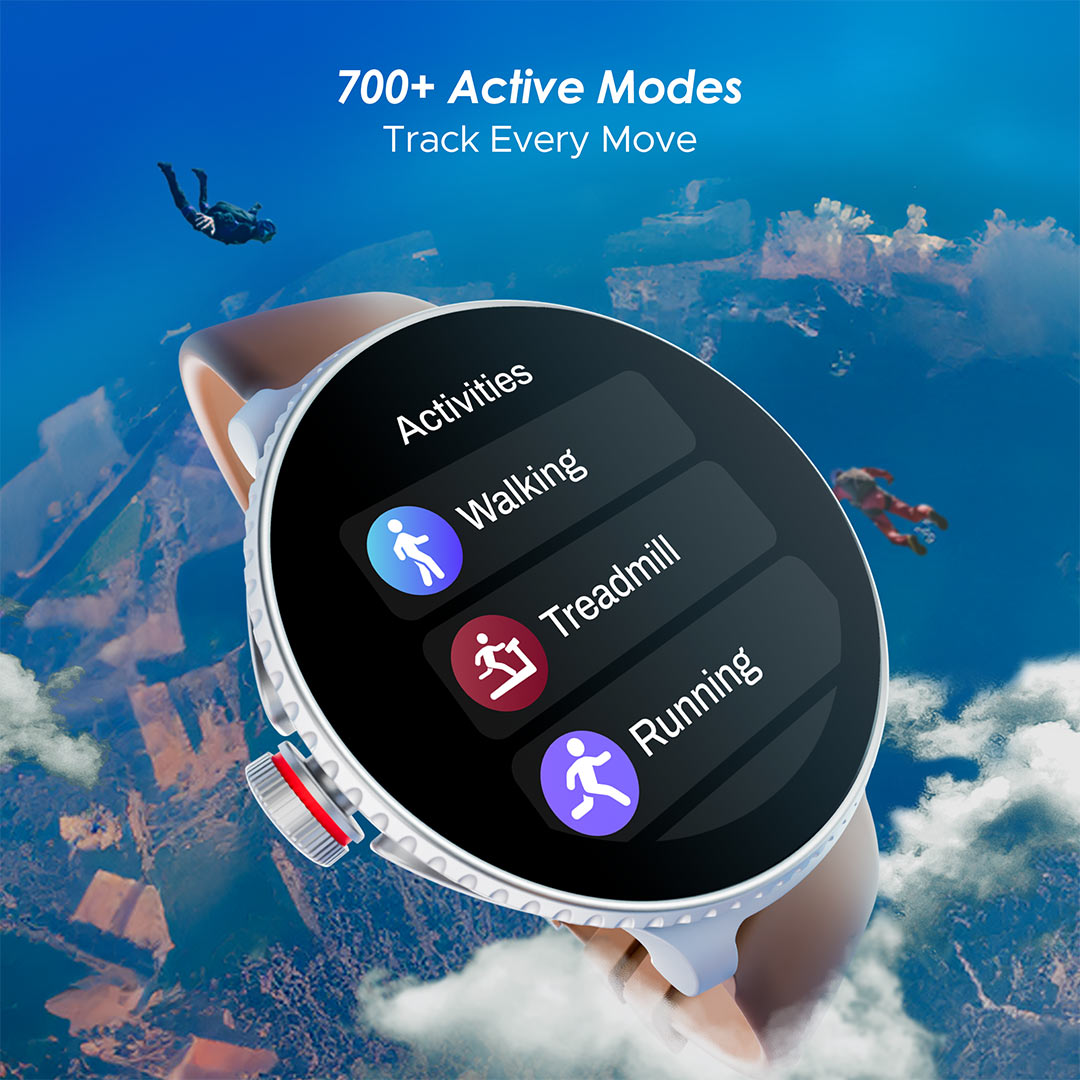 boAt Lunar Discovery | Premium Smartwatch with 1.39" Display, QR Code Hub, 700+ Active Modes, Crest Fitness Challenge