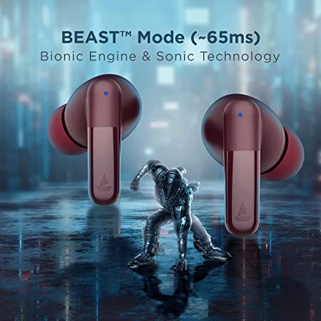 boAt Airdopes 172 | Wireless Earphones with 42 Hours playback with boAt’s Signature Audio Experience, ASAP™ Fast charge