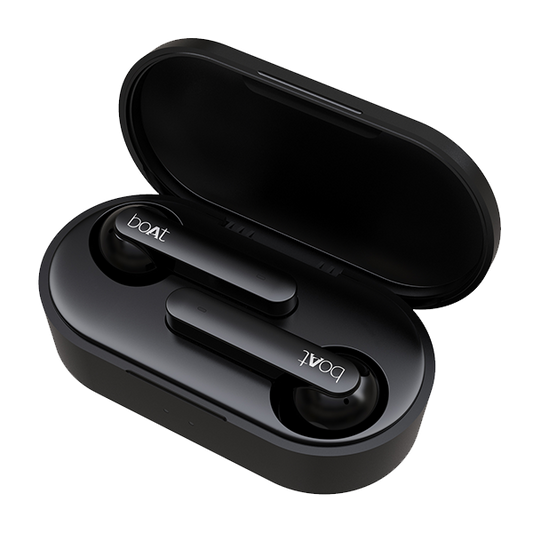 boAt Airdopes 461 | True Wireless Bluetooth Earbuds, Upto 46 Hours Playback, ASAP™ Fast Charge, 600mAh Charging Case