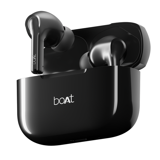 boAt Airdopes 161 | Wireless Earbuds with Massive Playback of upto 40 Hours, IPX5 Water & Sweat Resistance, IWP Technology, Type C Interface