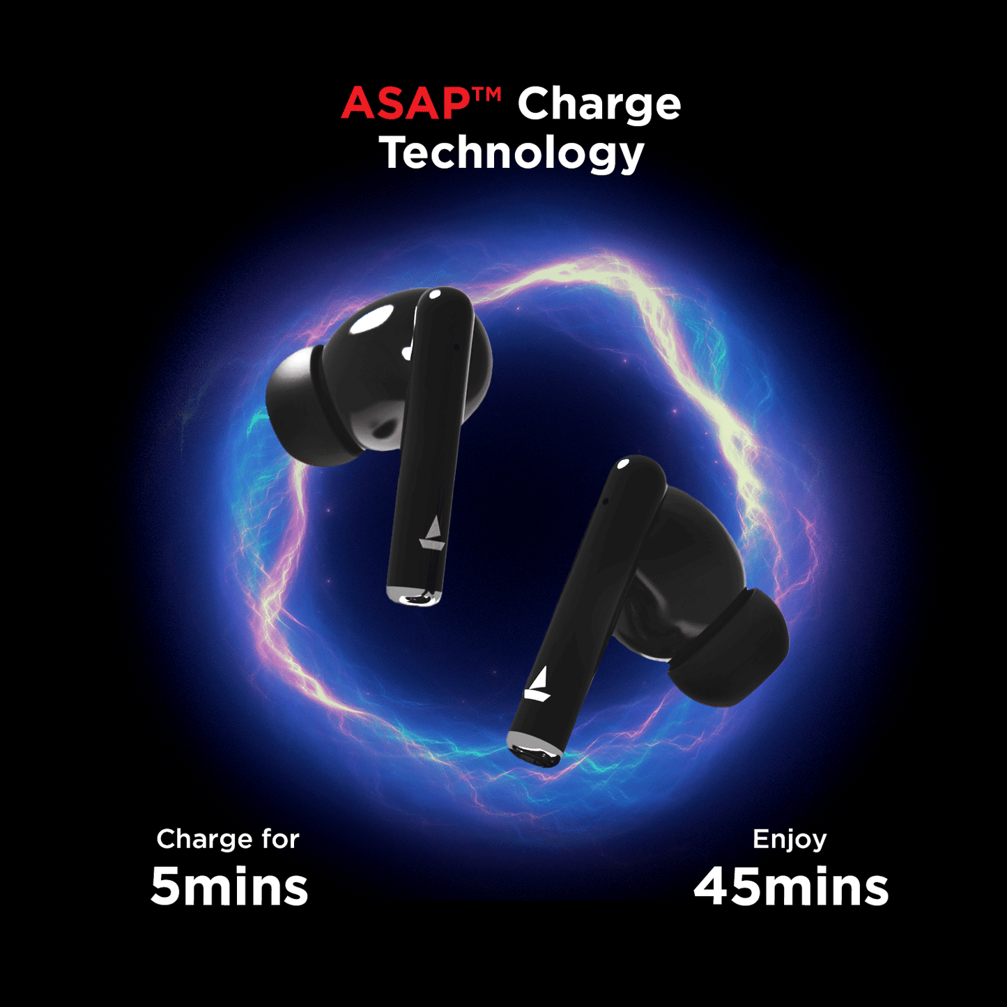 boAt Airdopes 111 | Wireless Earbuds with 13mm drivers, 28 Hours of Playback, IWP Technology, ASAP Charge, Voice Assistant