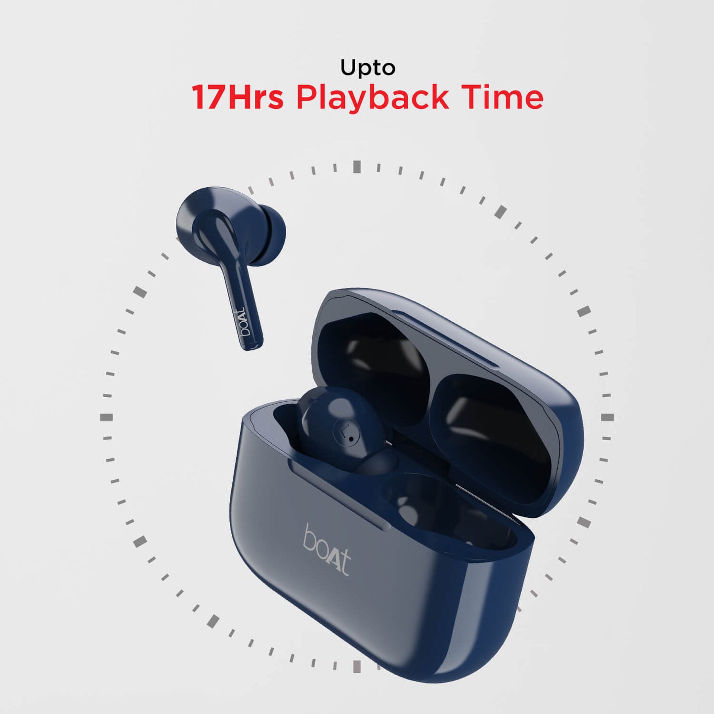 boAt Airdopes 163 | Wireless Earbuds with Massive Playback of upto 17 Hour, IPX5 Water & Sweat Resistance, IWP Technology, Type C Interface