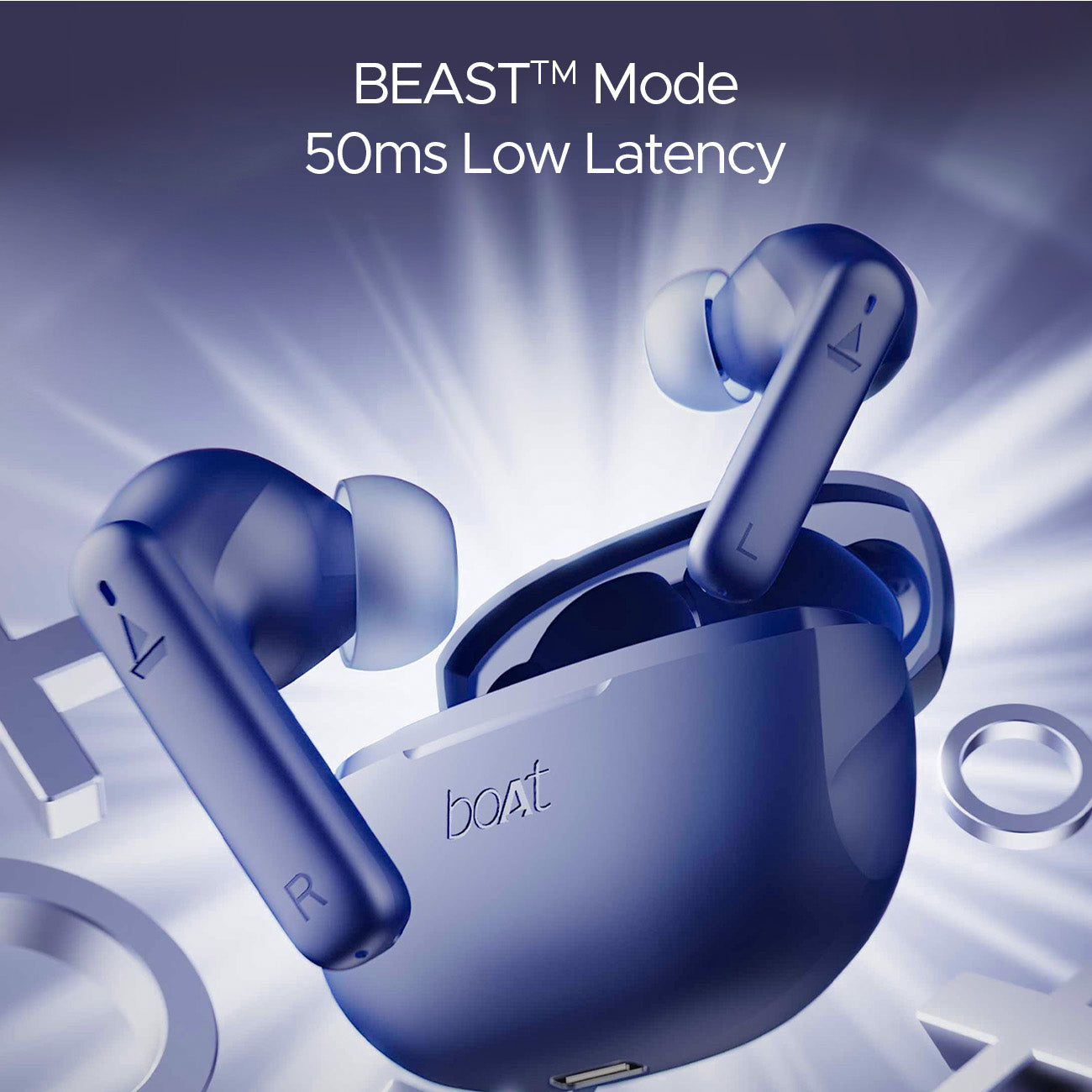 boAt Airdopes 170 | Wireless Bluetooth Earbuds with 13mm Drivers, Upto 50 Hours of battery life, BEAST™ Mode, Quad Mics with ENx™ Technology