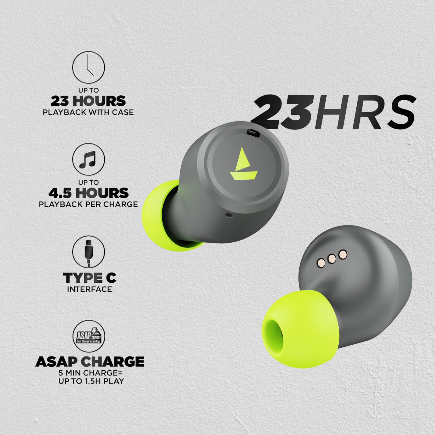 boAt Airdopes 391 | Wireless Earbuds with 6mm Drivers, Qualcomm® cVc™ Call Noise Isolation, aptX™ Audio Technology