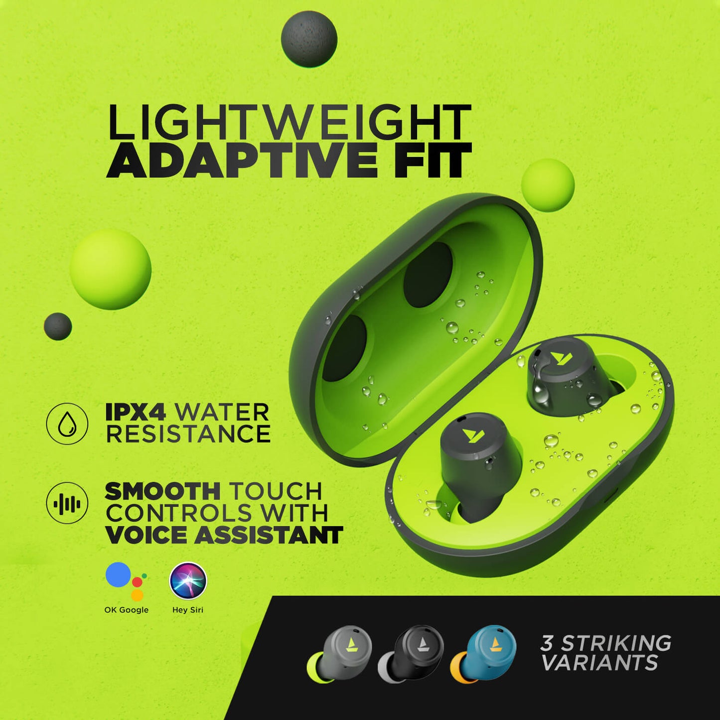 boAt Airdopes 391 | Wireless Earbuds with 6mm Drivers, Qualcomm® cVc™ Call Noise Isolation, aptX™ Audio Technology