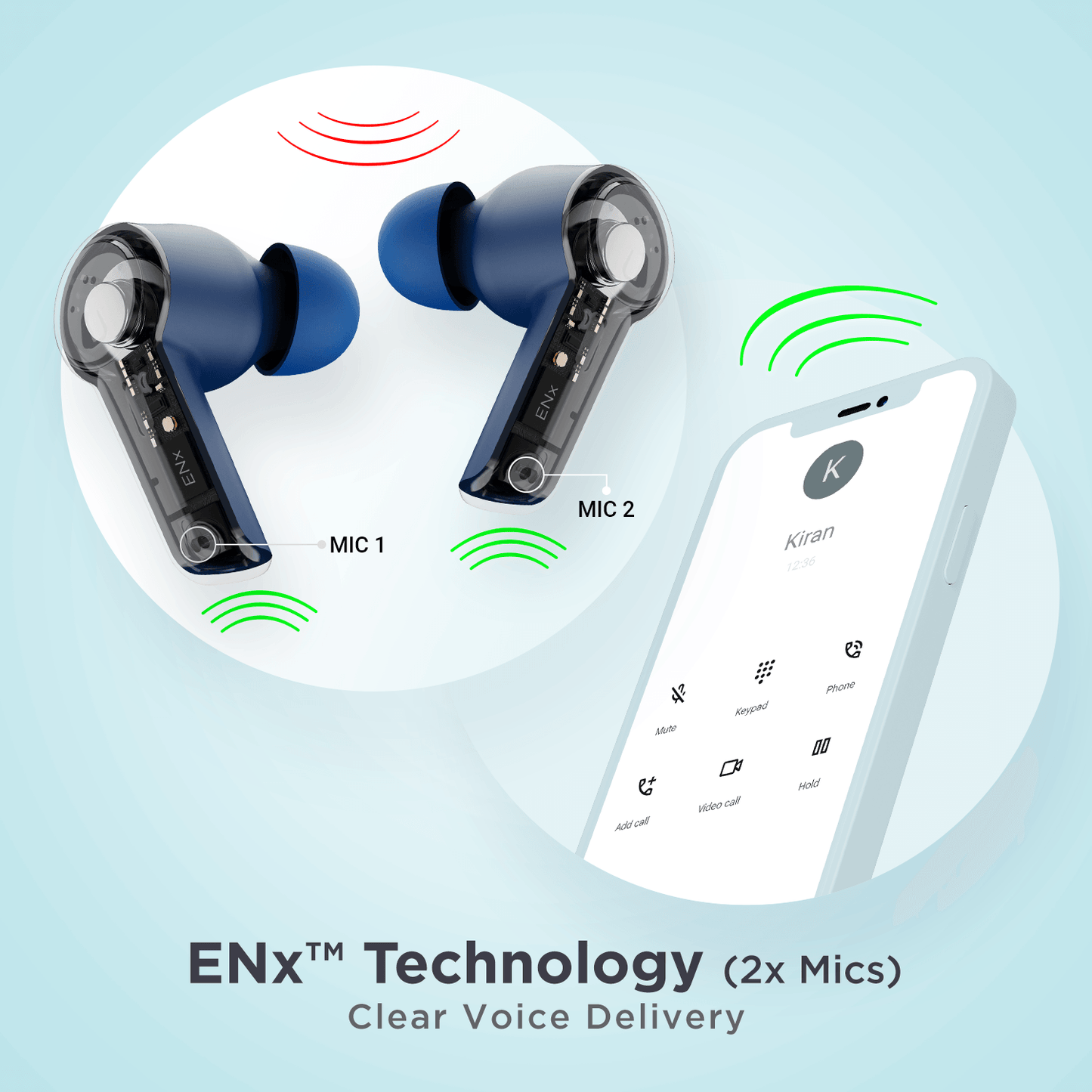 boAt Airdopes 418 ANC | Wireless Earbuds with 10mm Drivers, Up to 25dB ANC, ENx™ Technology, 17.5 Hours Playback, ASAP™ Charge