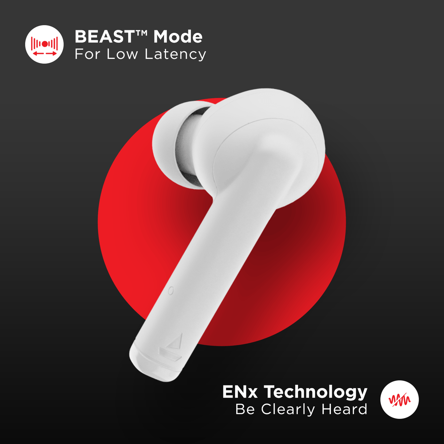 boAt Airdopes 452 | TWS Earbuds with 6mm Drivers, 380mAh Charging Case, ENx™ Technology, BEAST Mode for Gamers, ASAP™ Charge