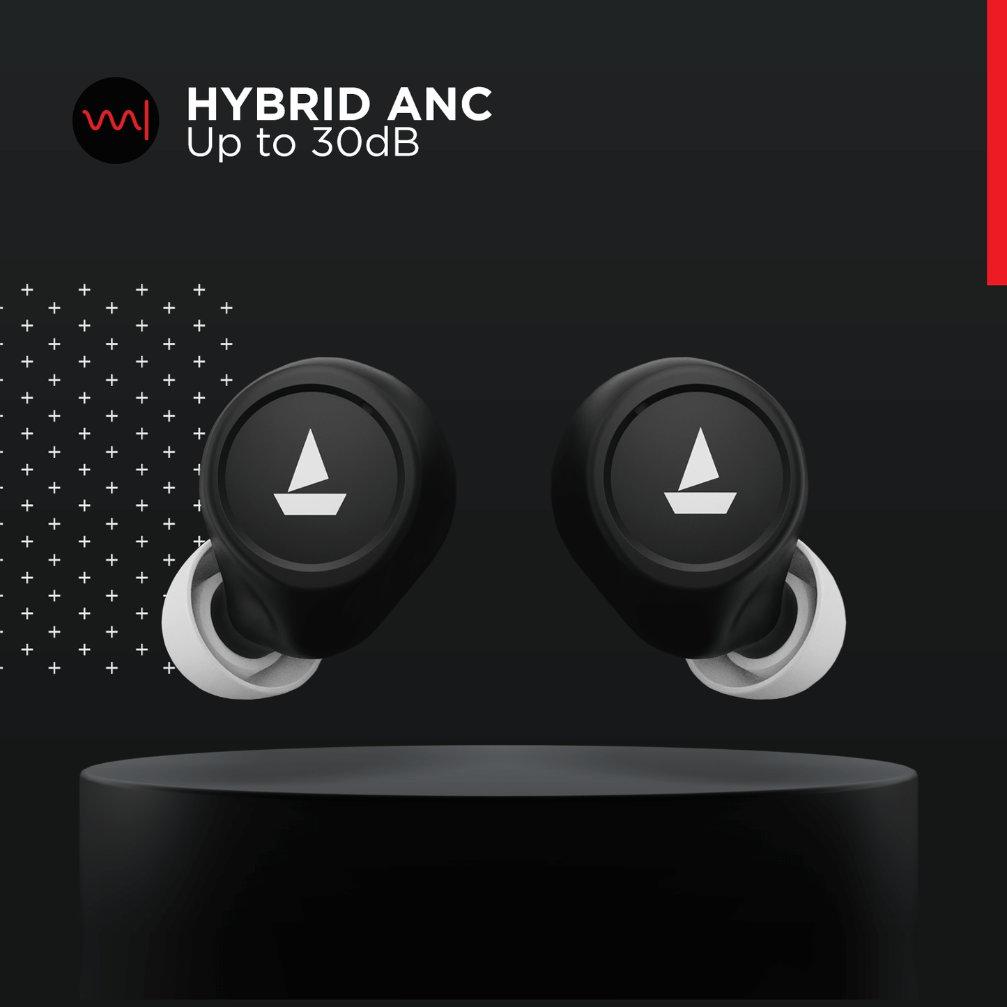 boAt Airdopes 501 ANC | ANC wireless Earbuds with Dual Mics with ENx Technology, BEAST™ for Low Latency, 8mm Drivers