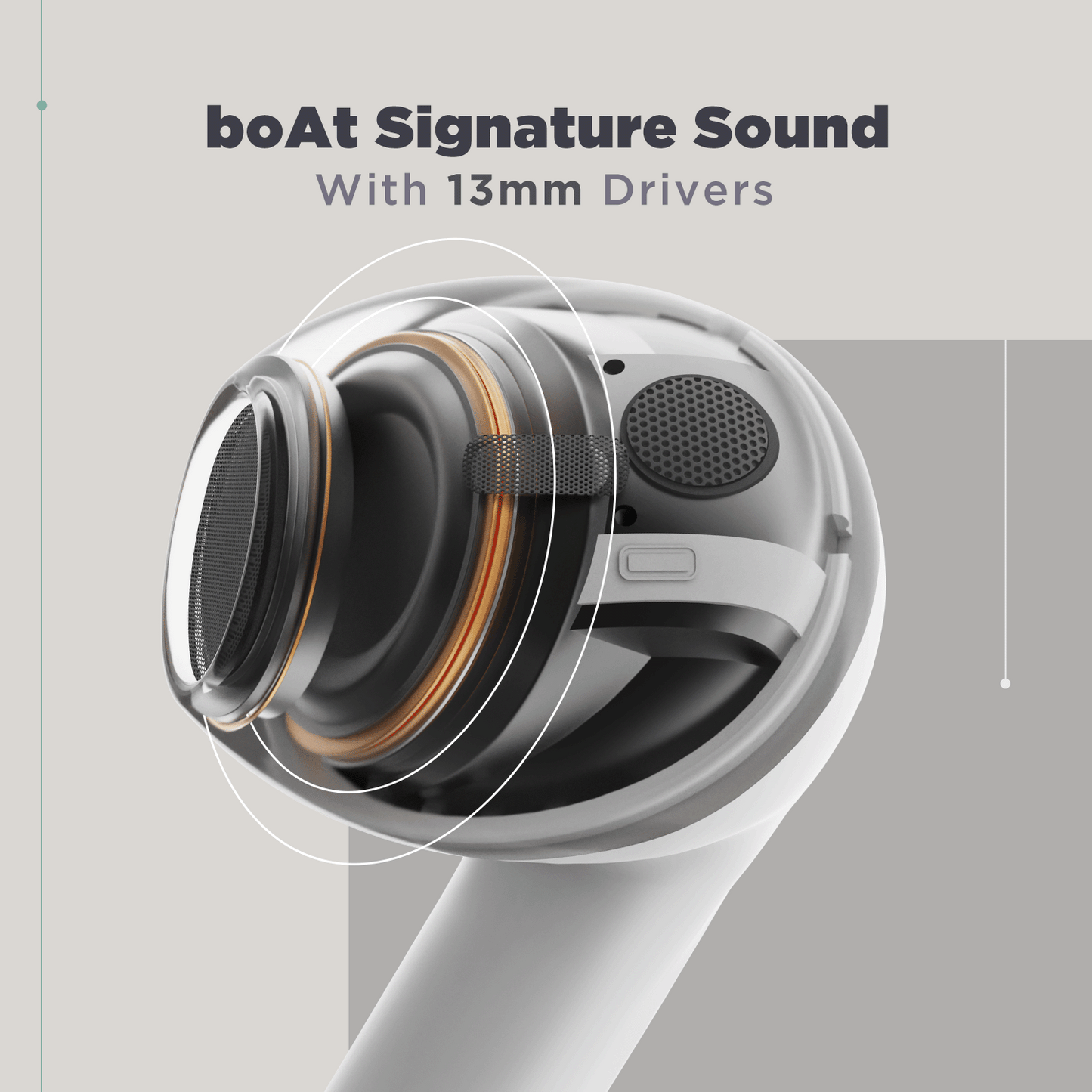 boAt Airdopes Atom 81 | Wireless Earbuds with 50 Hours Playback, 13mm Drivers, ENx™ Technology, IPX5 Resistance