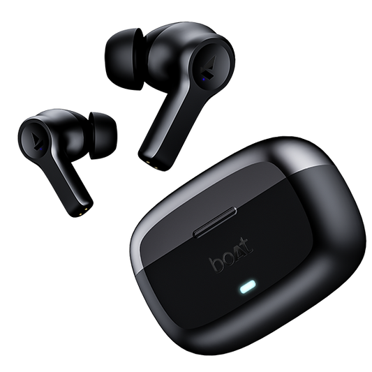 boAt Airdopes Flex 454 ANC | Wireless Earbuds with Active Noise Cancellation up to 32dB, BEAST™ Mode, 10mm Drivers, ASAP™ Charge