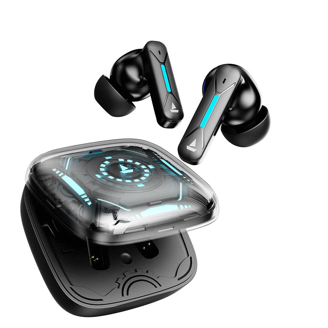 boAt Immortal Airspeed Pro | Bluetooth Gaming Wireless Earbuds with 40ms BEAST™ Mode, Up to 32dB ANC, ENx™ Tech