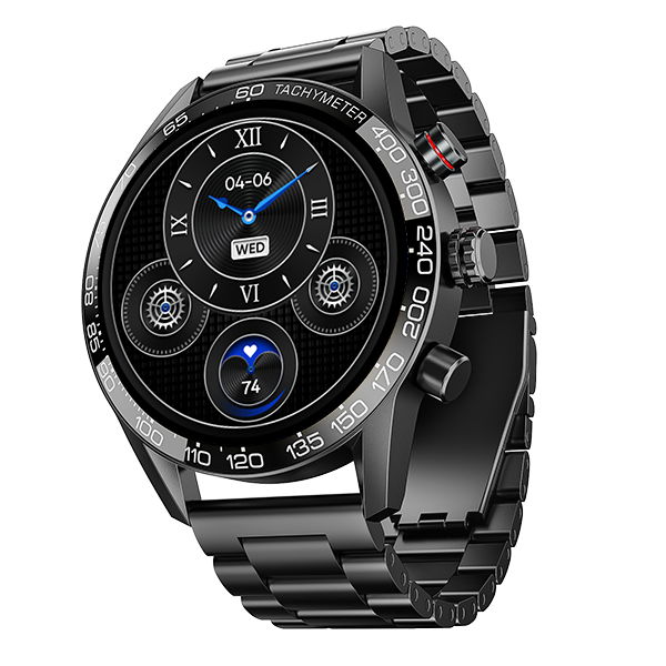 boAt Enigma Z40 | Luxury Smartwatch with 1.32" Round TFT Display, IP67 Splash & Sweat Resistance, SpO2 & Sleep Monitoring