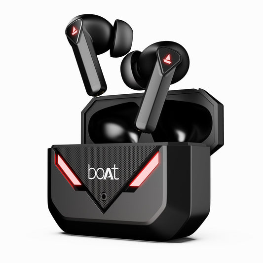 boAt Immortal 158 | Bluetooth Gaming Wireless Earbuds with BEAST™Mode, ENx™ with Quad Mics, ASAP™ Charge