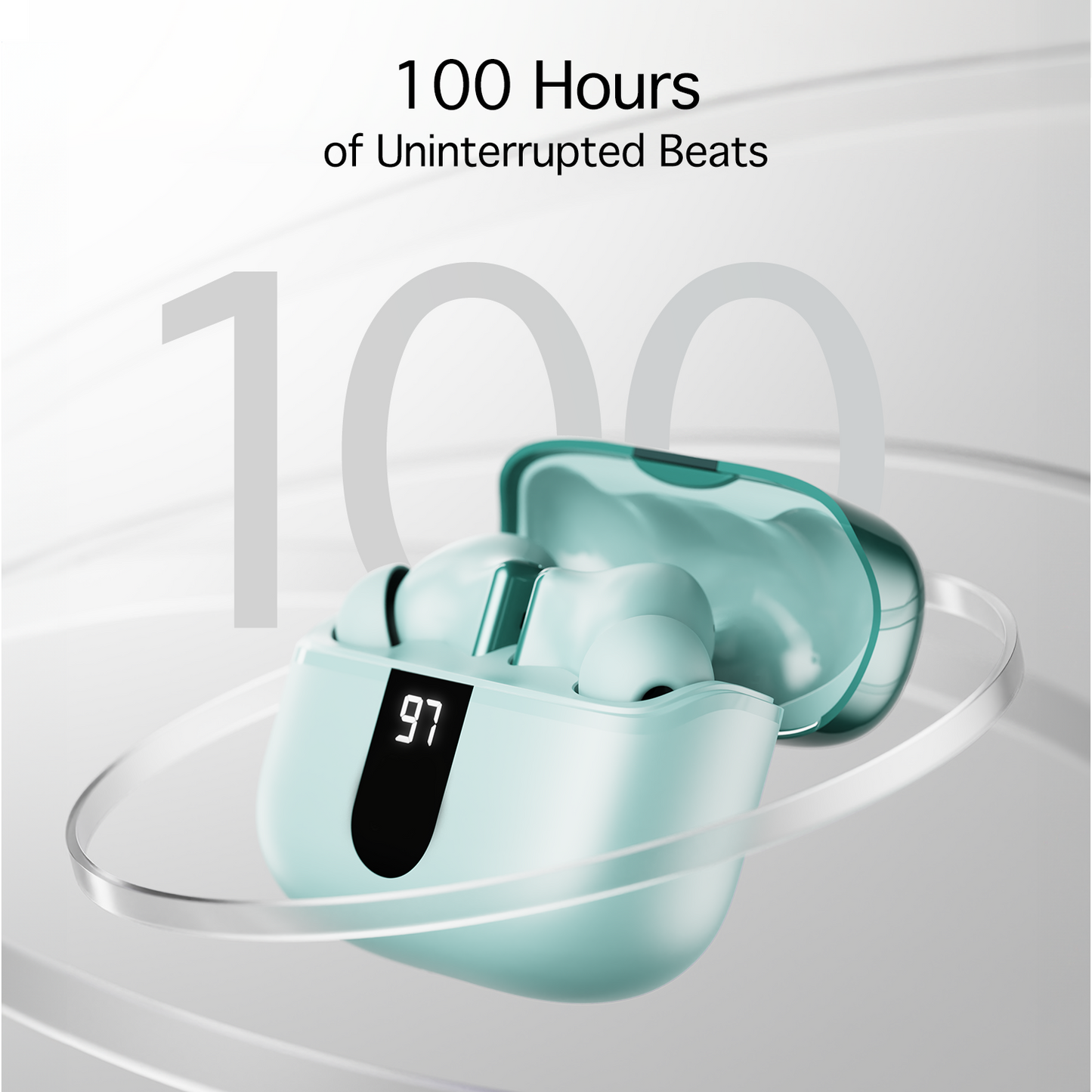 boAt Airdopes 181 Pro | Wireless Earbuds with 100 Hours Playback, Quad Mics with ENx™, BEAST™ Mode, ASAP™ Charge