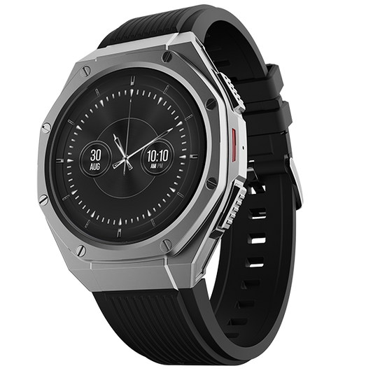 boAt Enigma X600 | Smartwatch with 1.43" (3.63 cm) Amoled Round Display, BT Calling, 100+ Watch Faces, 100+ Sports Modes