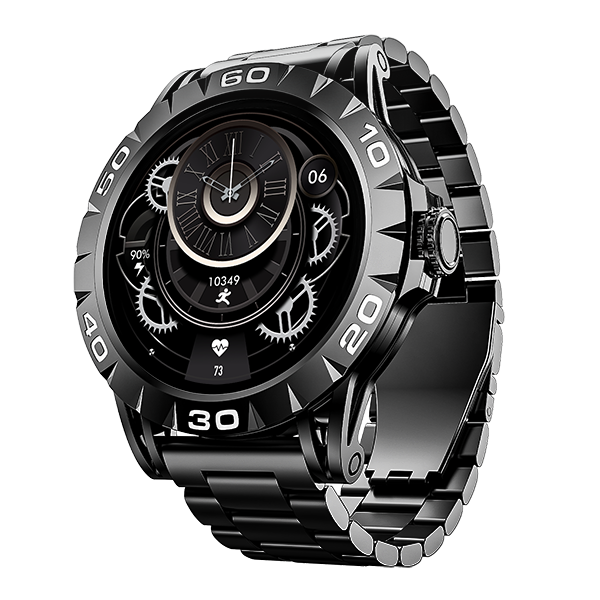 boAt Enigma Z30 | Smartwatch with 1.39" TFT Display, BT Calling, 100+ Watch Faces, Luxurious Metal Body