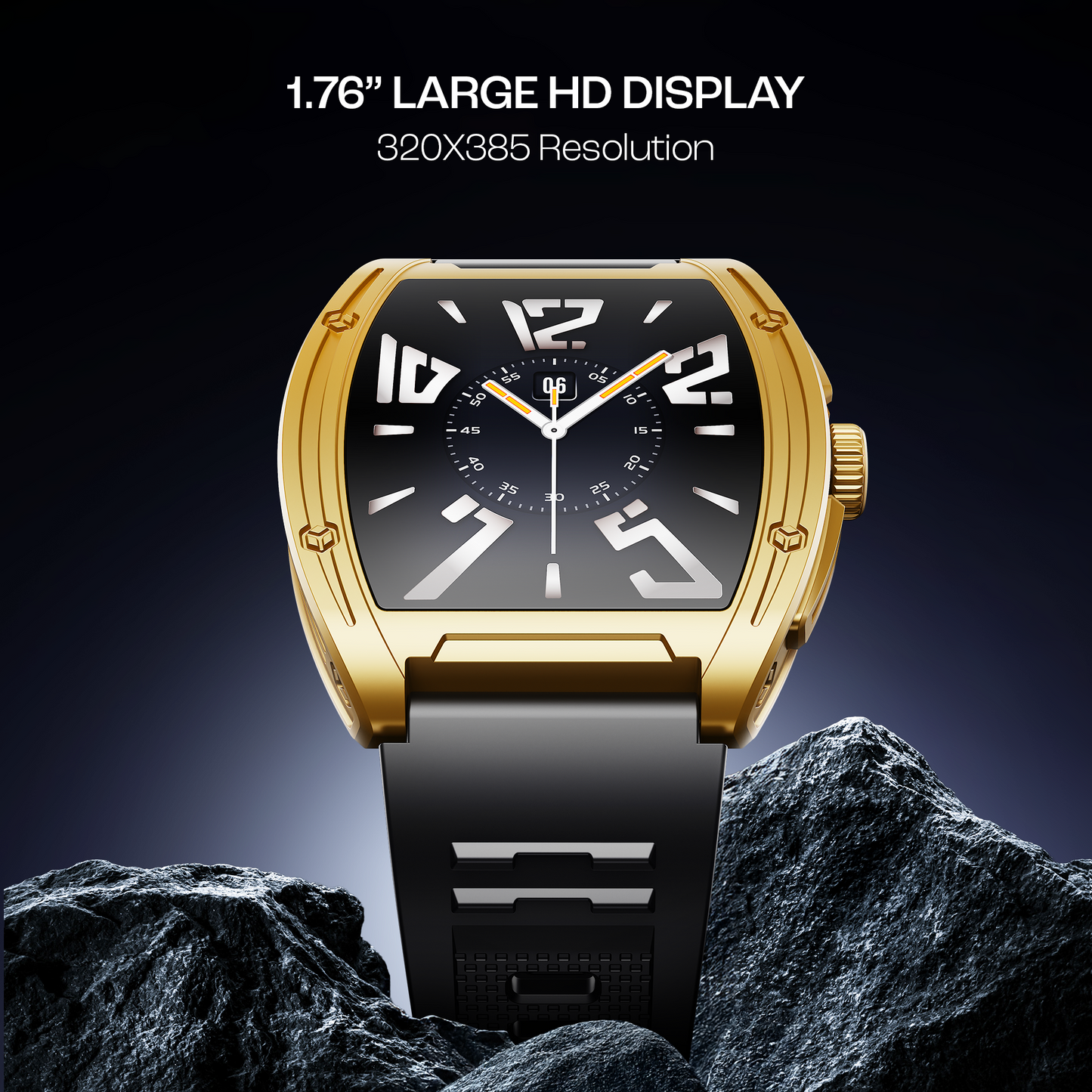 boAt Enigma Ascend | Smartwatch with 1.75" HD Display, Functional Crown, Luxurious Metal Body, 100+ Sports Modes