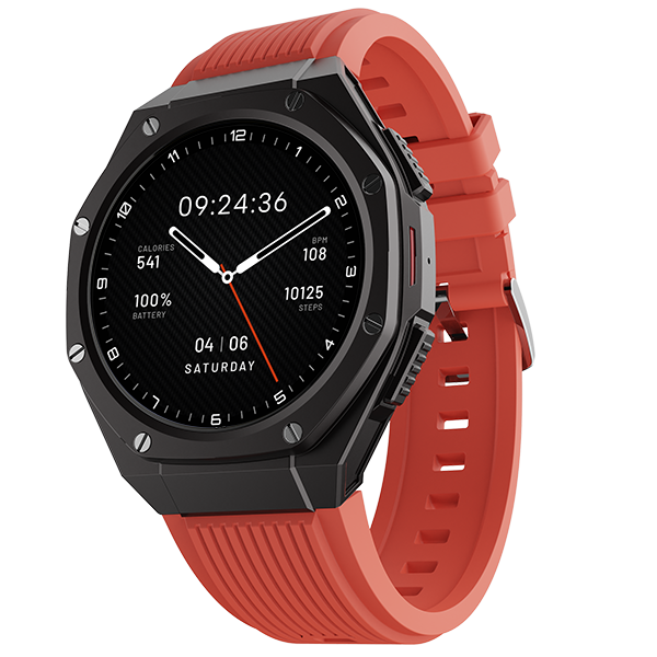 boAt Enigma X600 | Smartwatch with 1.43" (3.63 cm) Amoled Round Display, BT Calling, 100+ Watch Faces, 100+ Sports Modes