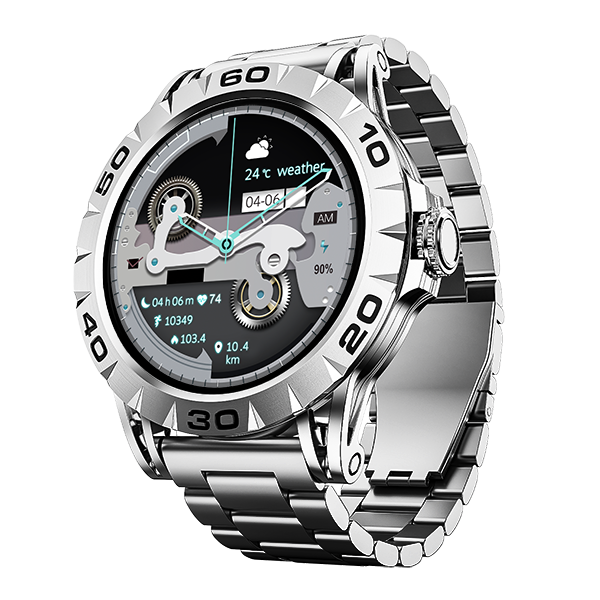 boAt Enigma Z30 | Smartwatch with 1.39" TFT Display, BT Calling, 100+ Watch Faces, Luxurious Metal Body