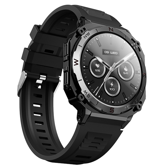 boAt Enigma X500 | Smartwatch with 1.43" (3.63 cm) AMOLED Round Display, BT Calling, 100+ Watch Faces, 100+ Sports Modes