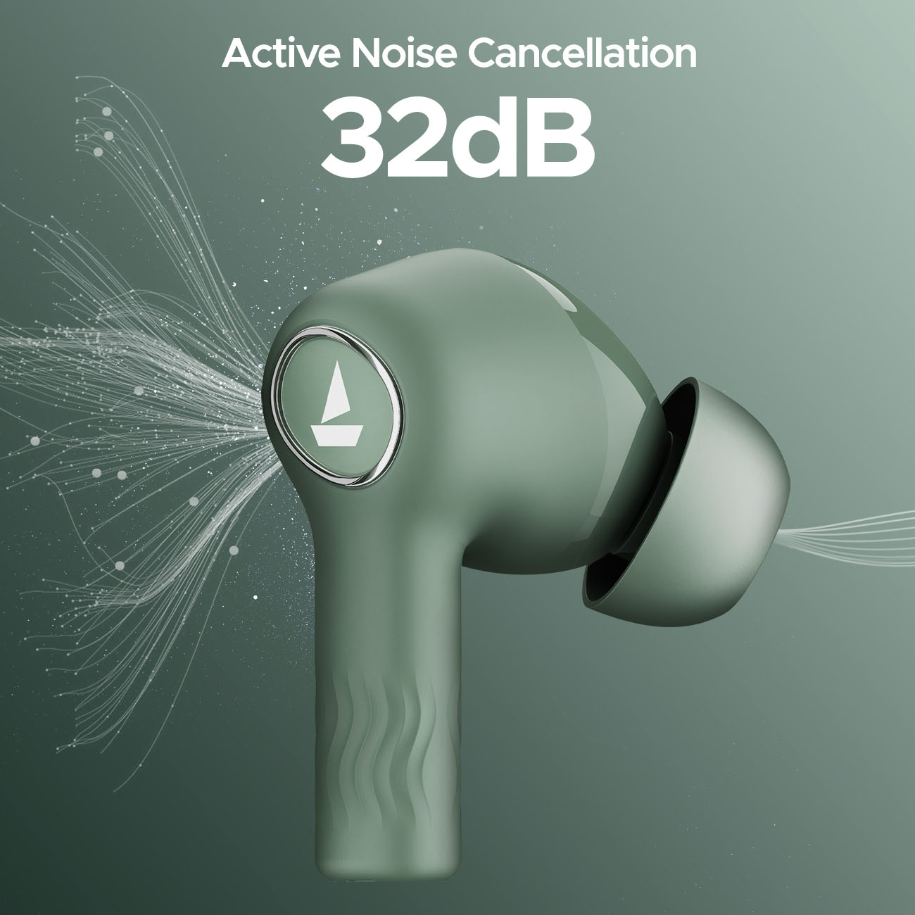 boAt Nirvana Ion ANC | Wireless Earbuds with Active Noise Cancellation, ENx™ Technology, 120 Hours Playback, BEAST™ Mode