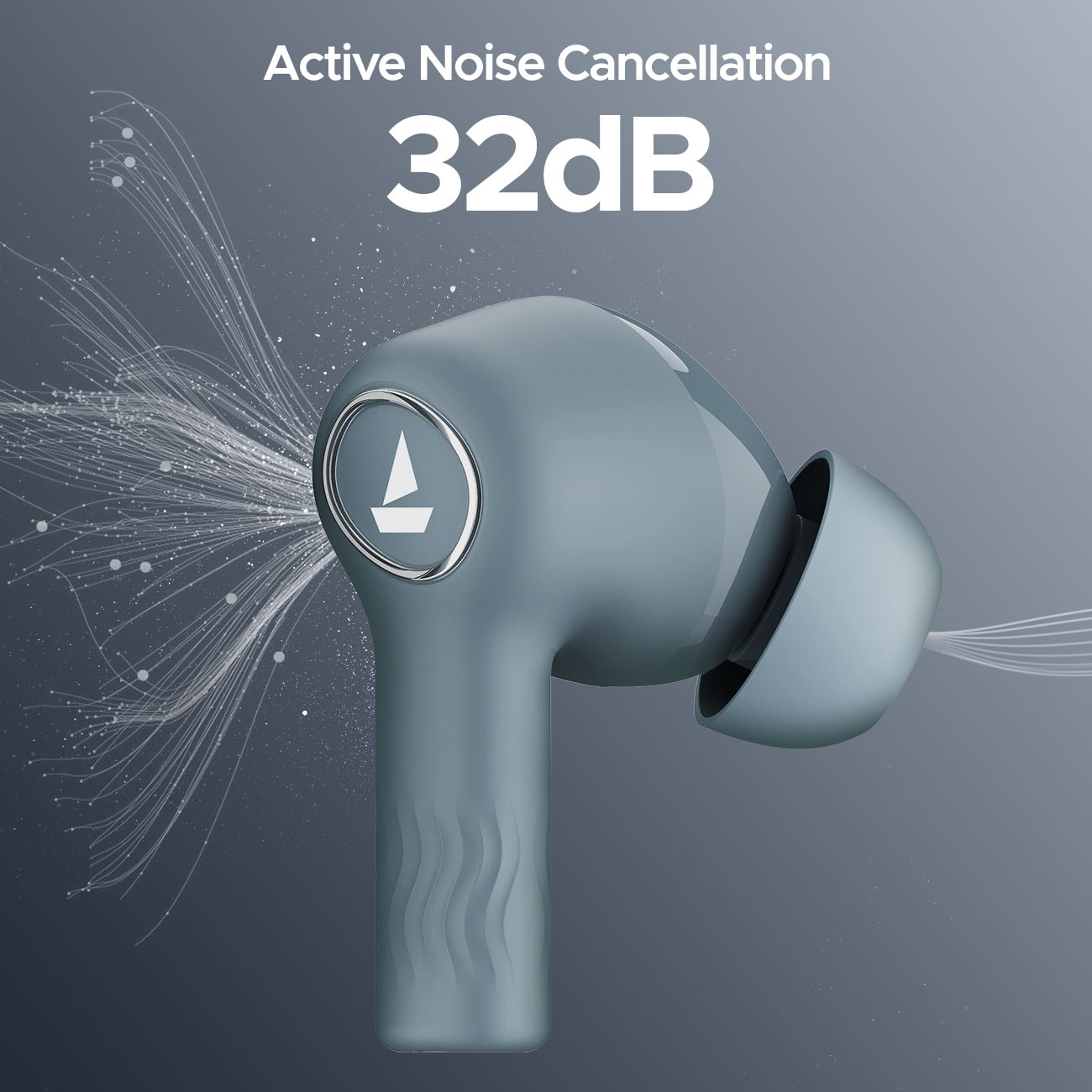 boAt Nirvana Ion ANC | Wireless Earbuds with Active Noise Cancellation, ENx™ Technology, 120 Hours Playback, BEAST™ Mode