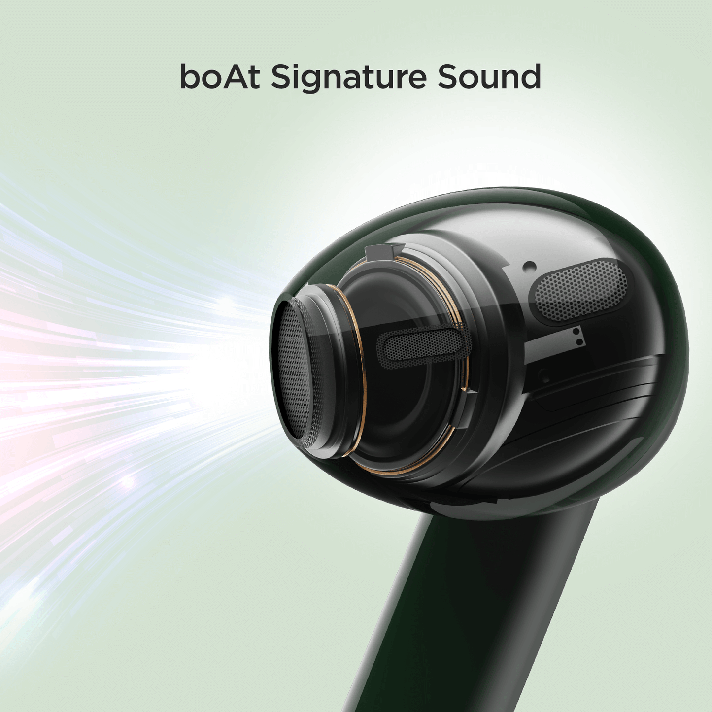 boAt Airdopes 100 | TWS Wireless Earbuds with 50 Hours Playback Time, Quad Microphone, IWP™ technology