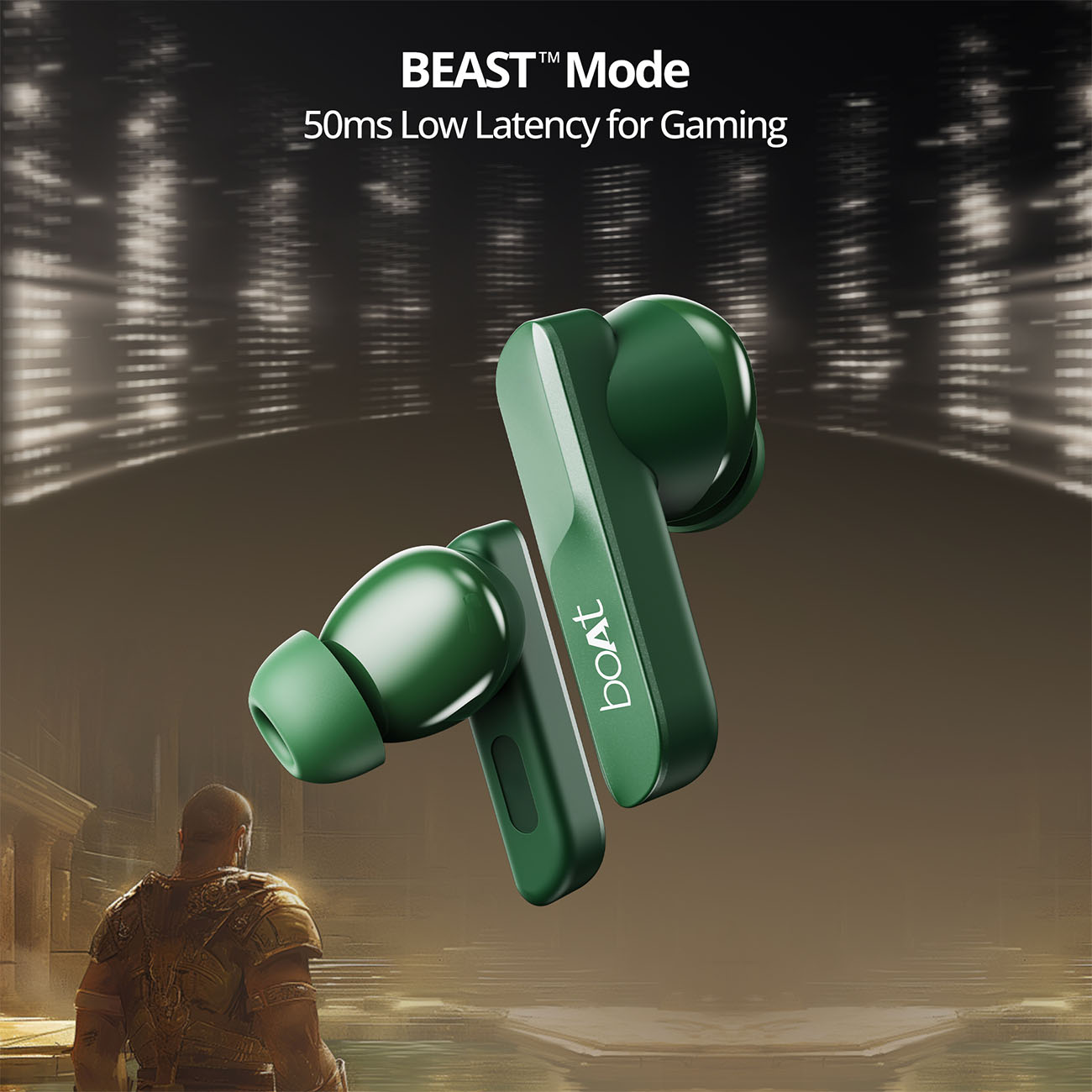 boAt Airdopes 800 | Wireless Earbuds with 40 Hours Playback,Dolby Audio,  BEAST™ Mode, ASAP™ Charge, ENx™ Technology