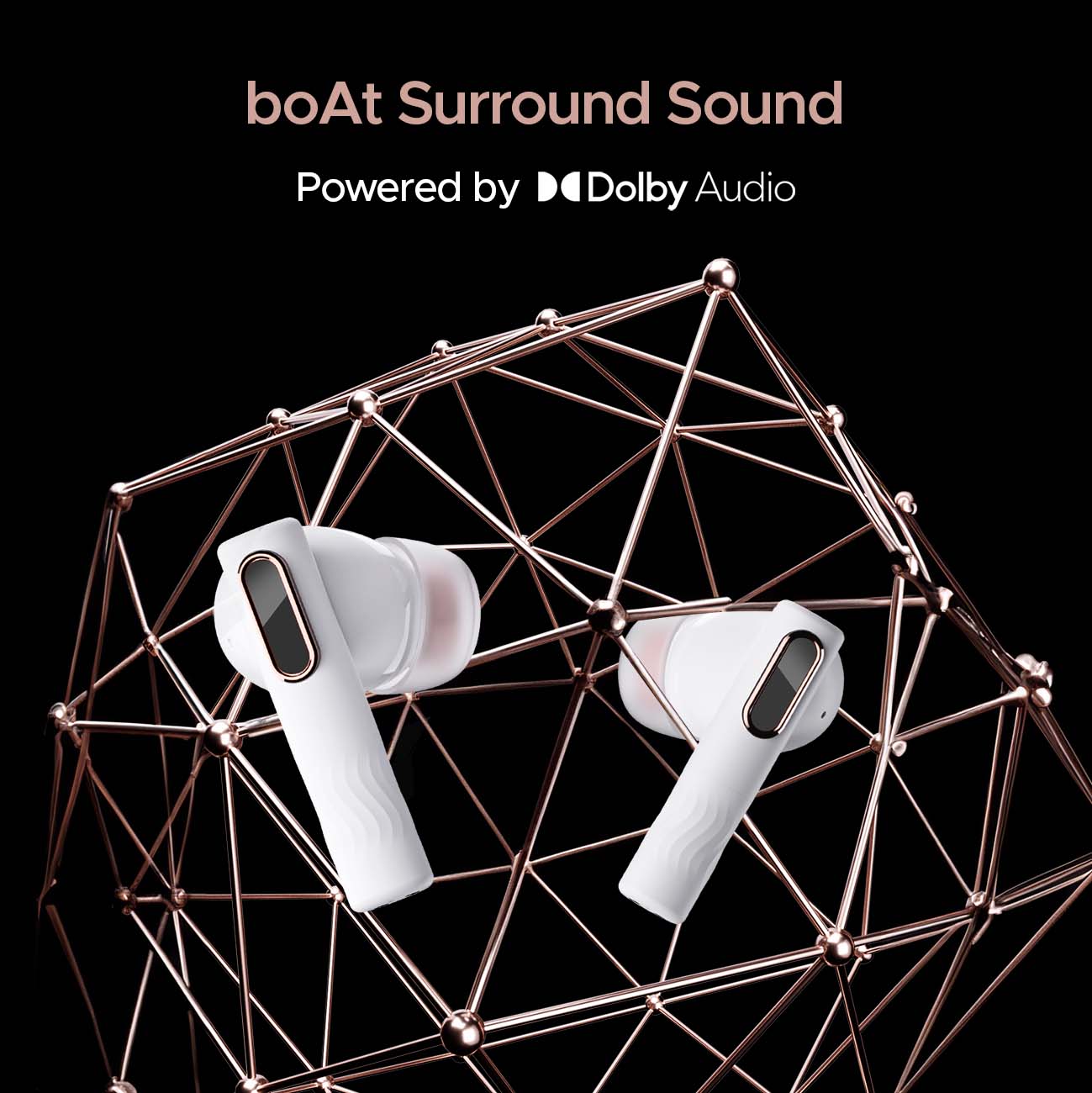 boAt Nirvana Nebula | Wireless Earbuds with ANC up to 35dB, Dolby Audio, boAt Signature Sound, BEAST™ Mode