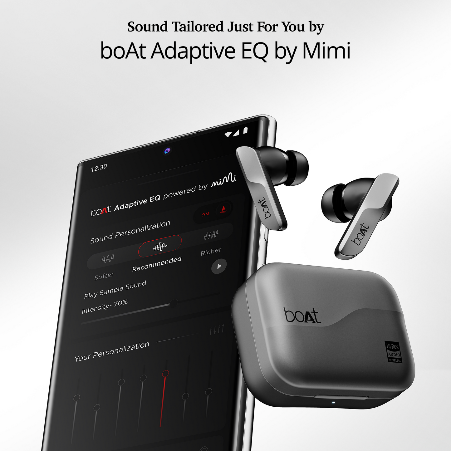 boAt Airdopes 800 Hi-Def | Wireless Earbuds with 40 Hours Playback, High-Res Audio with LDAC, AI ENx Technology