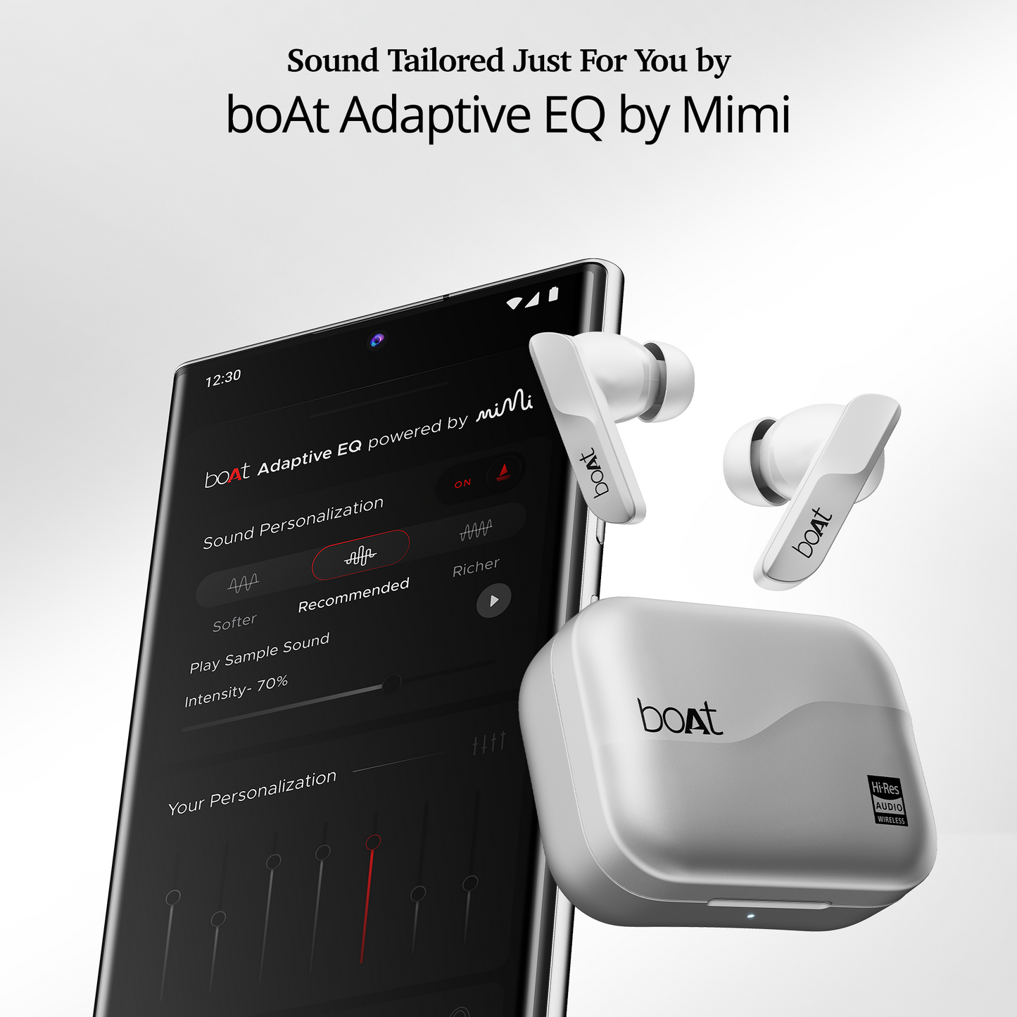 boAt Airdopes 800 Hi-Def | Wireless Earbuds with 40 Hours Playback, High-Res Audio with LDAC, AI ENx Technology